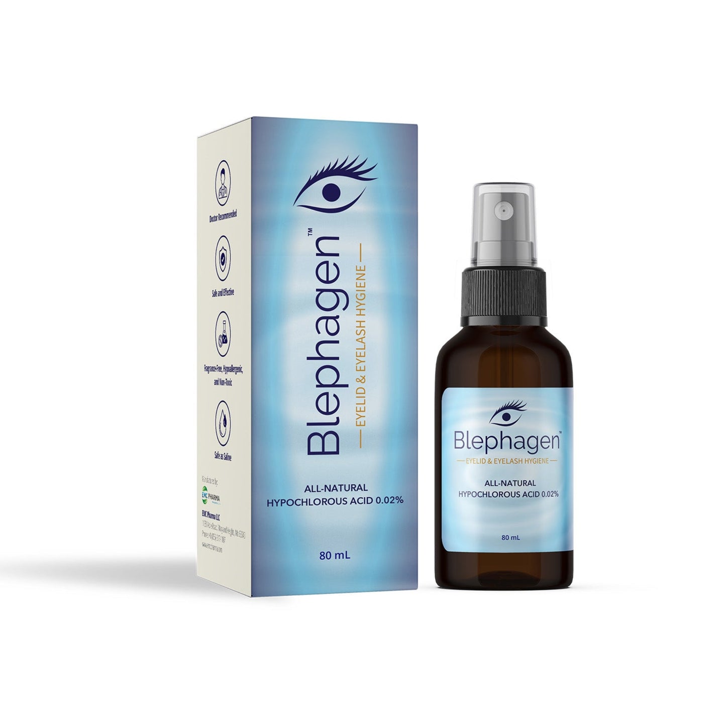 Blephagen Eyelid and Eyelash Hygiene 80mL