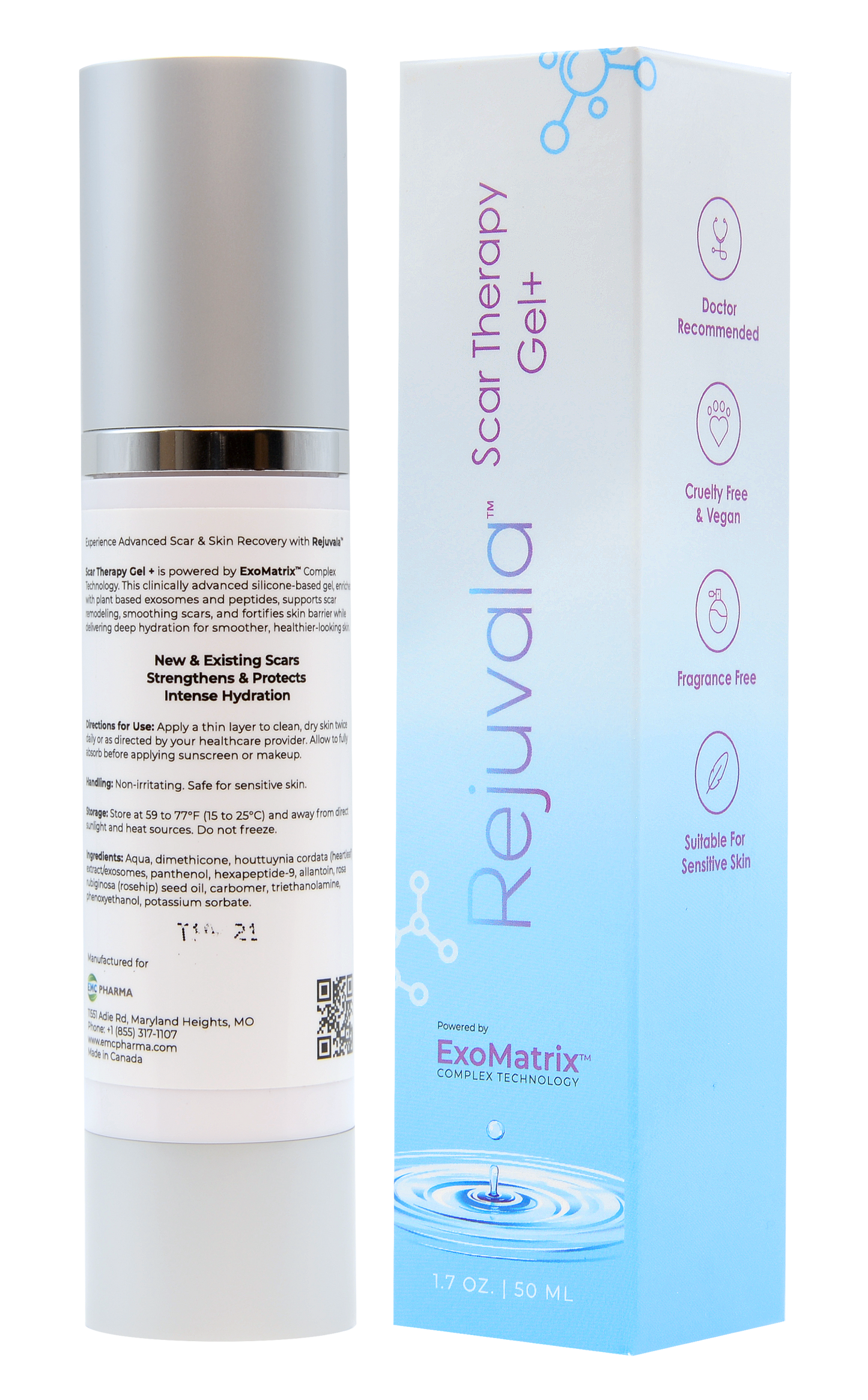 Rejuvala™ Scar Therapy Gel+