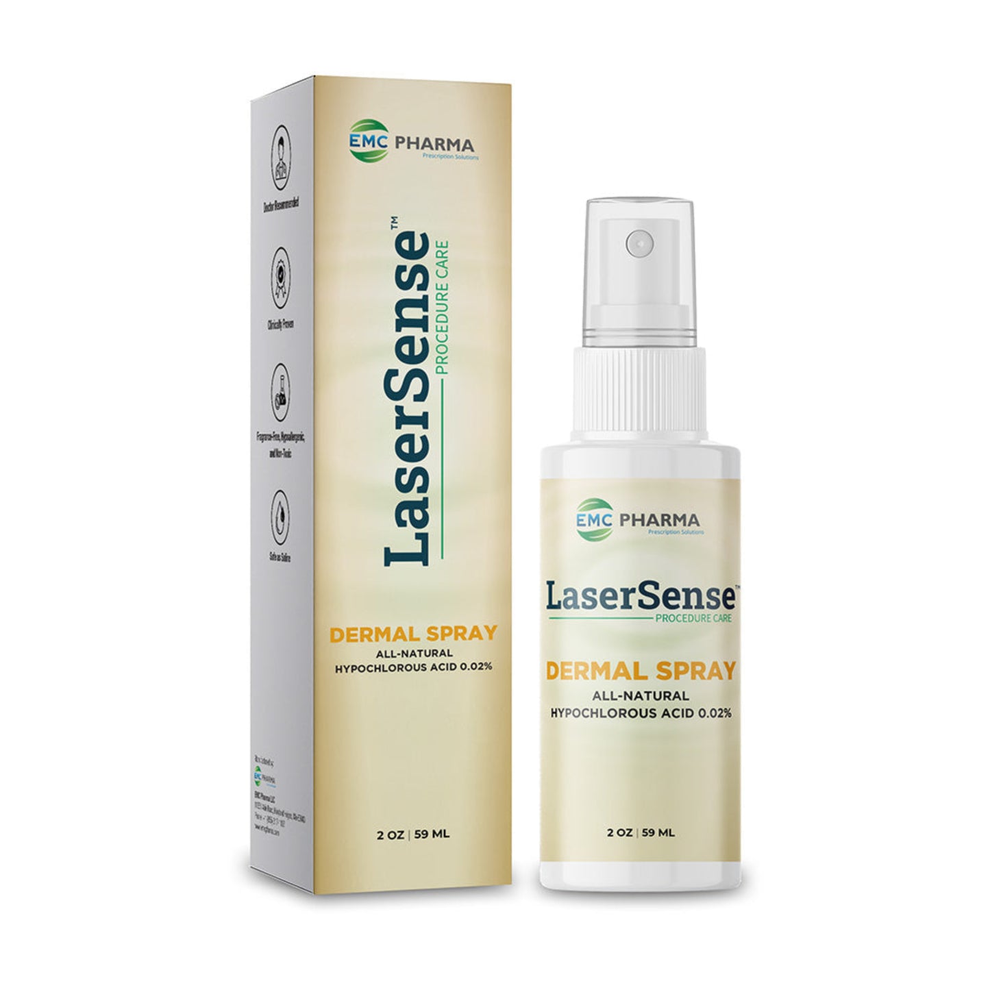 LaserSense Dermal Spray 2oz ⭐ Clinician Favorite